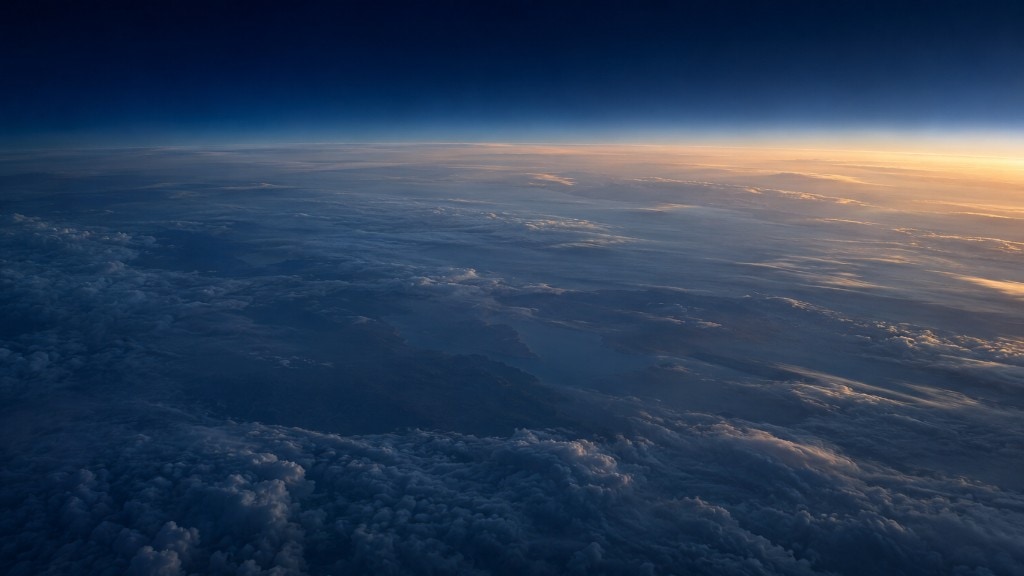 High-altitude atmospheric view of clouds and landforms suggesting global connectivity.